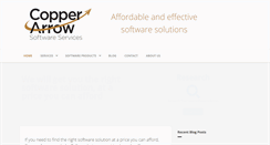 Desktop Screenshot of copper-arrow.com